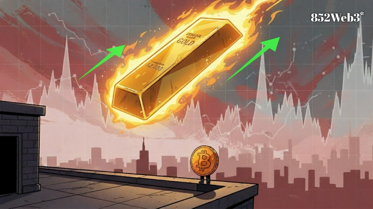 黃金衝上 4,300 美元、總市值突破 30 兆:「數位黃金」的光環還在嗎?